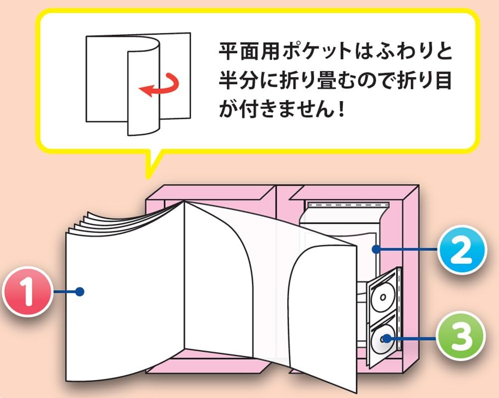 Amazon | ナカバヤシ 超天才くん作品ファイル A3 ブルー SF-A301